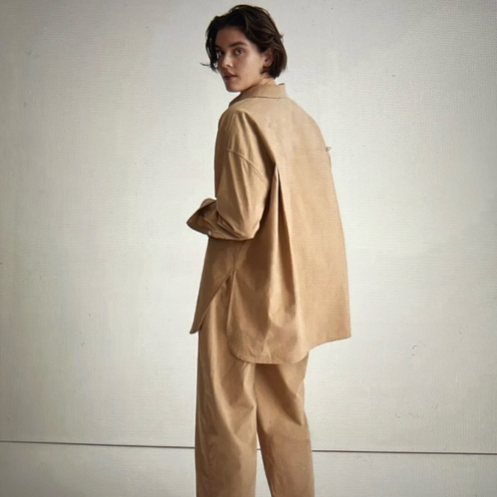 Madewell Signature Poplin Set Khaki XS/S